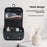 Waterproof Travel Toiletry Bag Portable Wet Dry Separation Foldable Hanging Cosmetic Organizer Bag - Black - 3