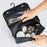 Waterproof Travel Toiletry Bag Portable Wet Dry Separation Foldable Hanging Cosmetic Organizer Bag - Black - 5
