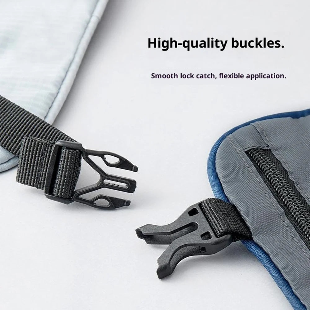 Multiple Pockets Foldable Toiletry Bag Waterproof Hanging Cosmetic Bag for Travel Camping - Dark Grey - 4