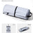 Roll Up Toiletry Bag for Business Trip Vacation Travel Wet Dry Separation Foldable Cosmetic Organizer - Silver - 2