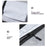 Roll Up Toiletry Bag for Business Trip Vacation Travel Wet Dry Separation Foldable Cosmetic Organizer - Silver - 5