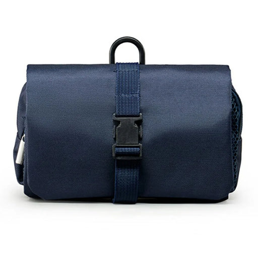 Extra Large Travel Toiletry Bag with Detachable Inner Pouch Adjustable Buckle Waterproof Hanging Cosmetic Organizer - Navy Blue - 1