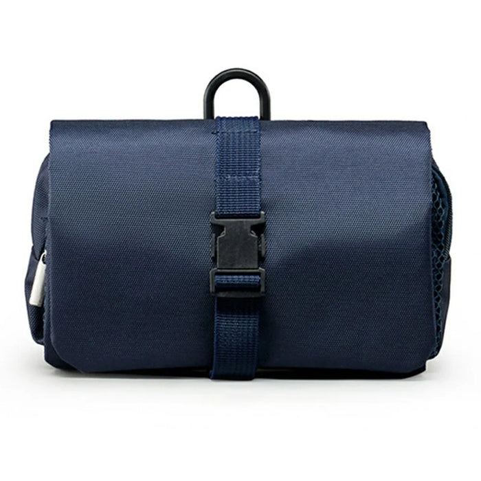 Extra Large Travel Toiletry Bag with Detachable Inner Pouch Adjustable Buckle Waterproof Hanging Cosmetic Organizer - Navy Blue - 1
