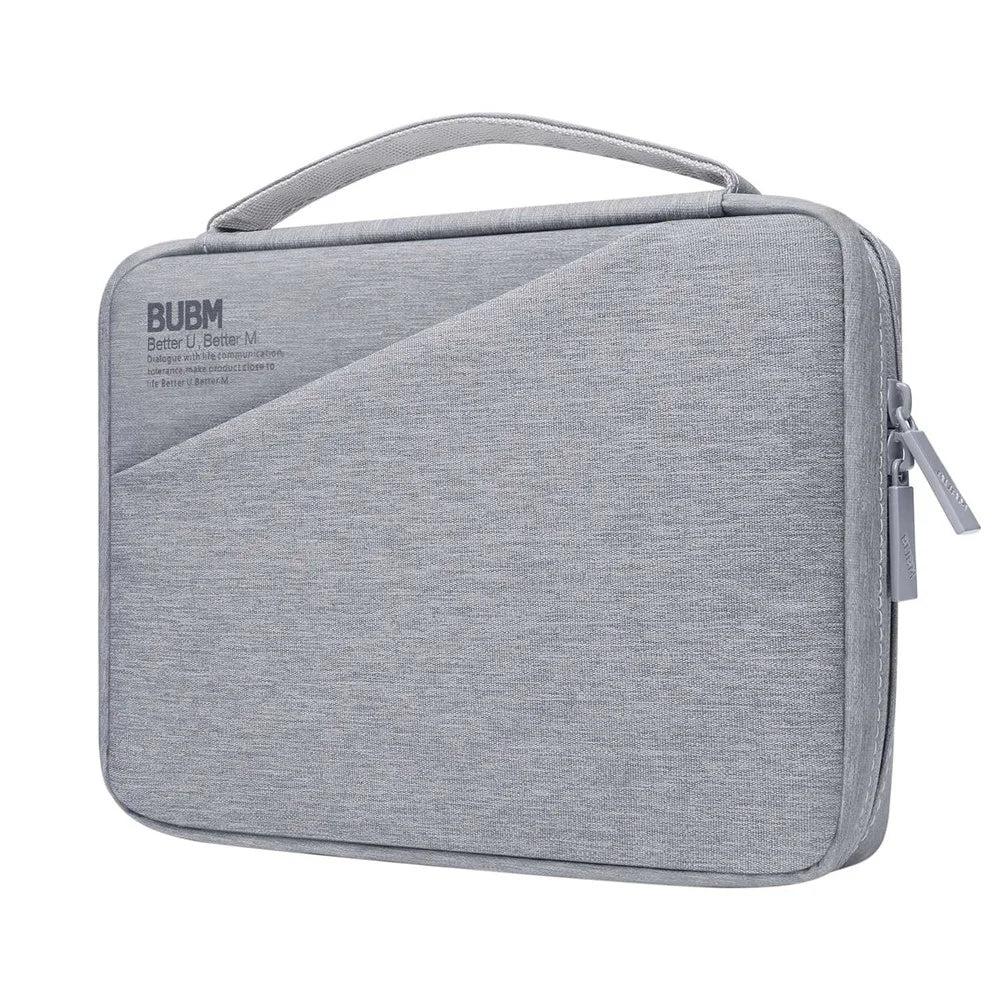 BUBM BM01101010 Large Capacity Digital Storage Bag Electronics Organizer for Charger Cables Hard Drive Travel Case - Grey - 1