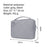 BUBM BM01101010 Large Capacity Digital Storage Bag Electronics Organizer for Charger Cables Hard Drive Travel Case - Grey - 6