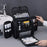 4043 4-Compartment Cosmetic Bag Waterproof Travel Toiletry Bag Large Capacity Makeup Organizer with Hook - Black - 6