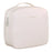 8098 Large Capacity Portable Makeup Bag For Travel Luxury Toiletry Organizer Double Layer Waterproof Cosmetic Case - Beige - 1