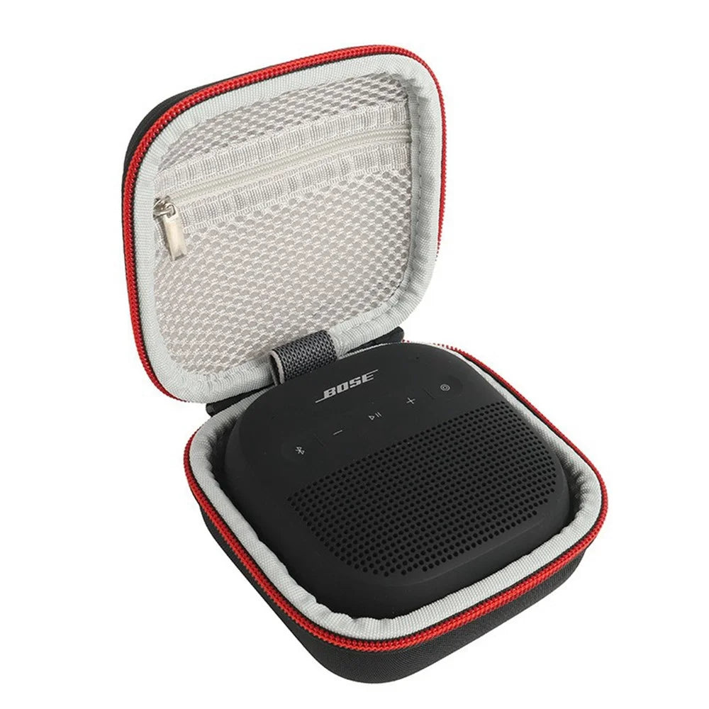 For Bose SoundLink Micro II Speaker Portable Bluetooth-Compatible Speaker Storage Case EVA Shockproof Storage Bag with Hand Strap - 7