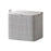 110L Non-Woven Storage Bag Large Capacity Clothes Quilt Organizer Foldable Moving Bag with Double Handles (48×44×48cm) - Grey - 1