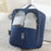 Extra Large Polyester Double Layer Shoe Storage Bag Stackable Shoe Organizer Breathable Shoe Cover Box for Home - Navy Blue - 1