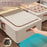 Large Under-Bed Storage Box with Wheels Large Capacity Visible Clothes Organizer Dust-Proof Storage Bin for Home - 5