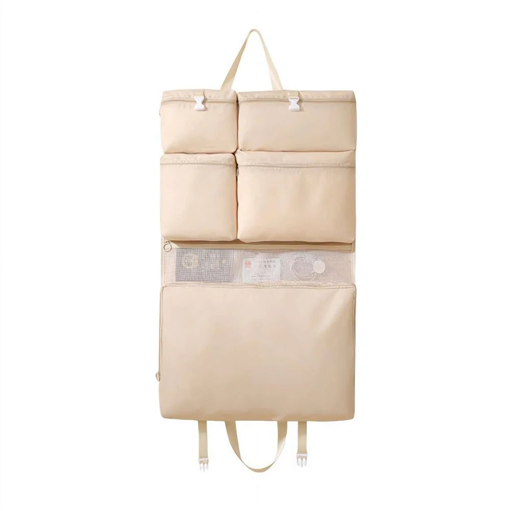 7 in 1 Travel Cubes Storage Bag Clothes Organizer Bags for Business Trip  /  Luggage Storage - Beige - 2