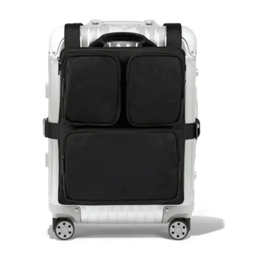 Large Capacity Boarding Case Hanging Bag Multifunctional Extended Capacity Suitcase Additional Bag - Black - 1