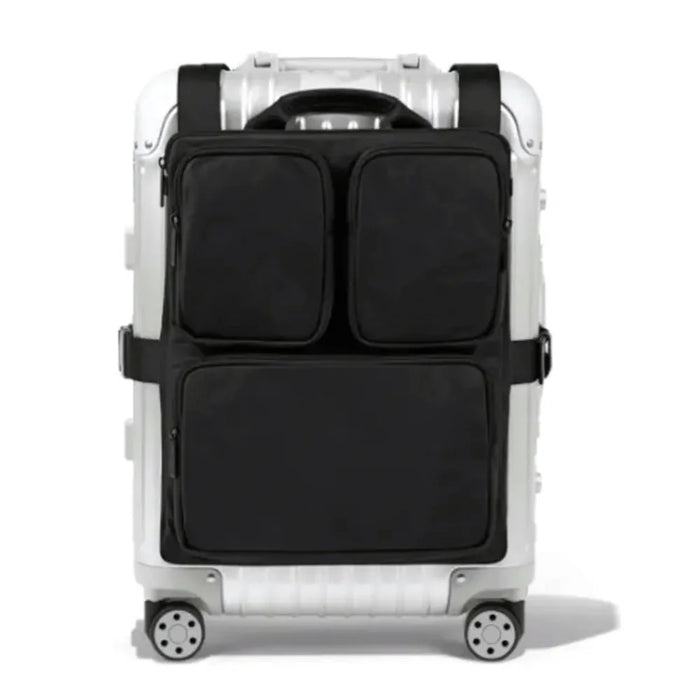 Large Capacity Boarding Case Hanging Bag Multifunctional Extended Capacity Suitcase Additional Bag - Black - 1