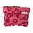 Size L Heart Pattern Soft Plush Makeup Bag Portable Cosmetic Organizer Toiletry Storage Pouch - Rose - 1