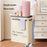 Foldable Yoga Mat Storage Bucket Space Saving Steel Frame Sports Equipment Organizer Basket - Pink - 7