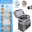 Insulated Backpack Cooler Lunch Bag Portable Food Preservation Pack for Outdoor Camping Picnic - Grey - 3