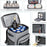 Insulated Backpack Cooler Lunch Bag Portable Food Preservation Pack for Outdoor Camping Picnic - Grey - 4