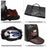 Convertible Travel Garment Bag for Men Leather Travel Bag with Shoe Compartment Waterproof Luggage - Black - 3