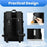 Outdoor Camping Insulated Backpack Cooler Leak-Proof Lunch Bag for Picnic / Beach / Work - Black - 4
