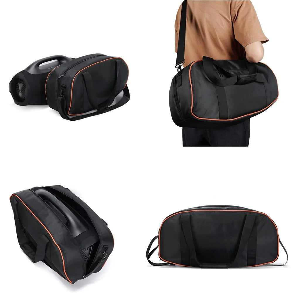 For JBL Boombox 4 Speaker Protective Case Portable 1680D Dust-Proof Storage Bag with Shoulder Strap for Outdoor Travel - 2