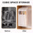 Clothes Garment Cover 30 x 60 x 90cm Hanging Dust Bag For Wardrobe Storage Clear Window - 6