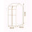 Clothes Garment Cover 30 x 60 x 90cm Hanging Dust Bag For Wardrobe Storage Clear Window - 7