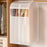 Clothes Garment Cover 60 x 60 x 120cm Hanging Dust Bag For Wardrobe Storage Clear Window - 1