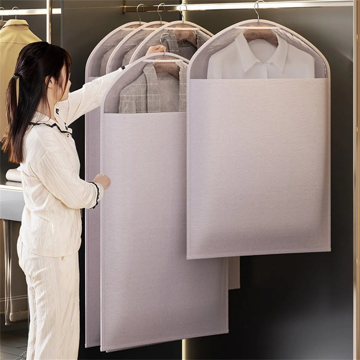 Garment Dust Cover Medium Size 108 x 59cm Hanging Clothes Protector Bag Washable Breathable Closet Storage - 2