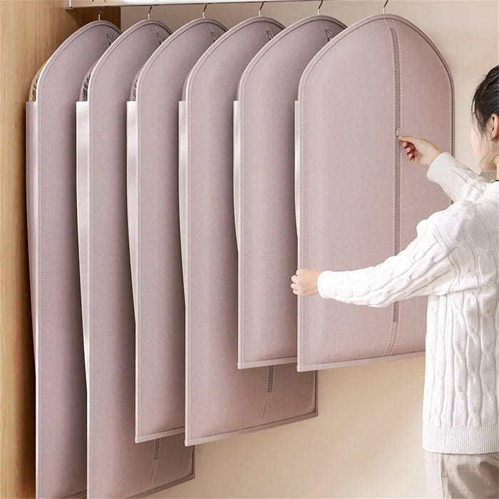 Garment Dust Cover Medium Size 108 x 59cm Hanging Clothes Protector Bag Washable Breathable Closet Storage - 4