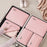 45 x 35 x 25cm Potable Storage Bag Double Layer Expandable Underwear Clothing Organizer for Travel - Pink - 5