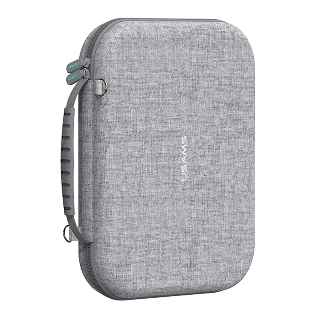 USAMS Jane08 Carrying Case for 14.6 Inch Laptops, Tablets Storage Bags EVA Hard Shell Sleeve with Plush Cushion / Shoulder Strap - 2