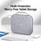 USAMS Jane07 Carrying Case for 12.6 Inch Laptops, Tablets Storage Bags EVA Hard Shell Sleeve with Plush Cushion / Shoulder Strap - 5