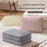 Size M 3-Layer Compression Storage Bag Imitation Memory Fabric Travel Packing Cubes Expandable Luggage Organizer - Grey - 7