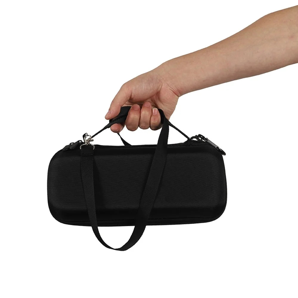 For Bose SoundLink Plus Speaker Portable Travel Case EVA Hard Shell Storage Bag with Shoulder Strap - Black  /  Grey - 6
