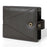 Men's RFID Blocking Wallet Large Capacity Multi Card Holder Genuine Cow Leather Bifold Slim Wallet - Coffee - 2