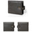 Men's RFID Blocking Wallet Large Capacity Multi Card Holder Genuine Cow Leather Bifold Slim Wallet - Coffee - 3