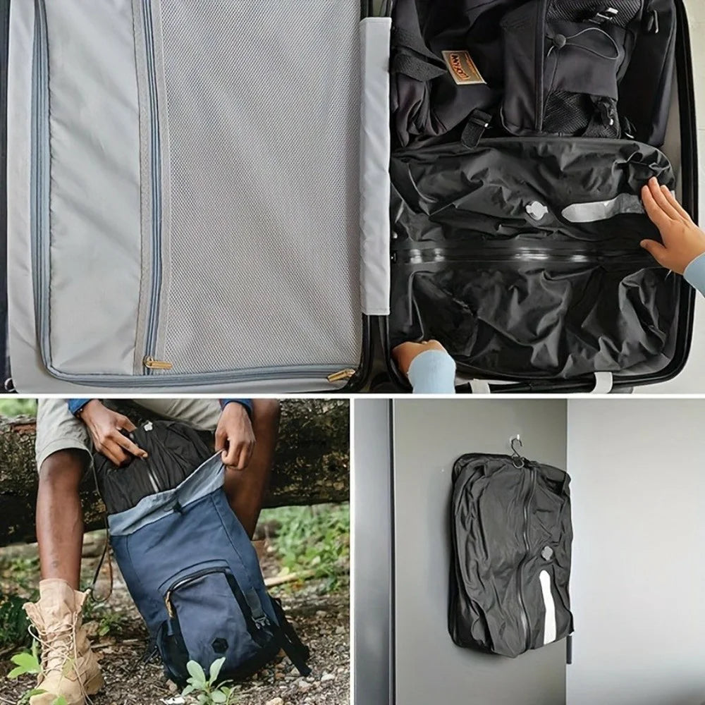 29L Vacuum Storage Bags for Travel  /  Home TPU Airtight Waterproof Clothes Organizer Space Saver Compression Bags - with Window - 4