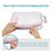 4 PCS Set Travel Packing Cubes Nylon Compression Organizer Luggage Storage Bags with Handle - White - 5