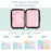 6 PCS Set Travel Packing Cubes Compression Organizer Waterproof Nylon Storage Bags with Handle - Pink - 5