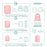 6 PCS Set Travel Packing Cubes Compression Organizer Waterproof Nylon Storage Bags with Handle - Pink - 6