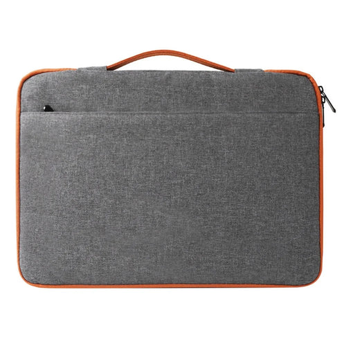 Laptop Case 11.6-12.5 inch Portable Laptop Sleeve Bag Waterproof Oxford Cloth Computer Sleeve with Front Pocket - Dark Grey - 1