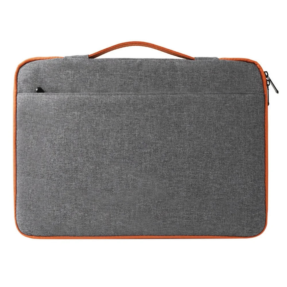 Laptop Case 11.6-12.5 inch Portable Laptop Sleeve Bag Waterproof Oxford Cloth Computer Sleeve with Front Pocket - Dark Grey - 1
