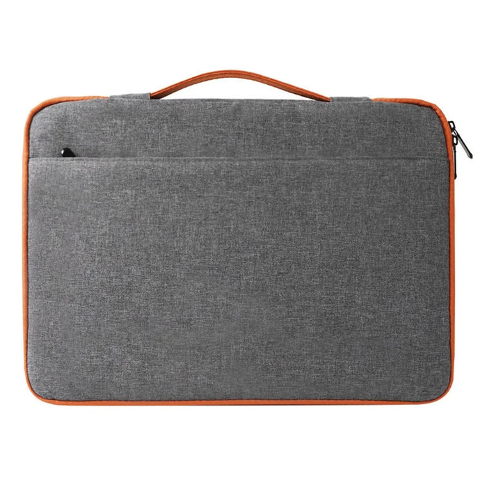 Laptop Case 11.6-12.5 inch Portable Laptop Sleeve Bag Waterproof Oxford Cloth Computer Sleeve with Front Pocket - Dark Grey - 1