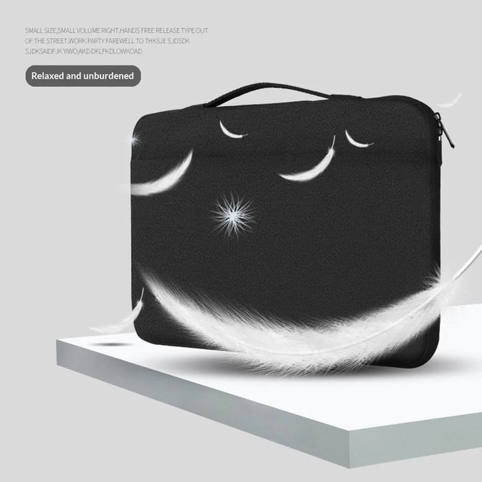Laptop Case 11.6-12.5 inch Portable Laptop Sleeve Bag Waterproof Oxford Cloth Computer Sleeve with Front Pocket - Dark Grey - 2