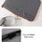 Laptop Case 11.6-12.5 inch Portable Laptop Sleeve Bag Waterproof Oxford Cloth Computer Sleeve with Front Pocket - Dark Grey - 3