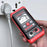 HABOTEST HT123 Smart Digital Multimeter High Precision Mini AC DC Voltage Current Resistance Tester (without Battery) - Red - 5