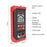HABOTEST HT123 Smart Digital Multimeter High Precision Mini AC DC Voltage Current Resistance Tester (without Battery) - Red - 7