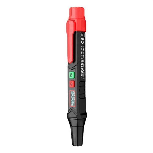 HABOTEST HT662 Brake Fluid Tester Audio Visual Dual Alarm LCD Display Digital Tester Pen (without Battery) - Black / Red - 1