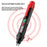 HABOTEST HT662 Brake Fluid Tester Audio Visual Dual Alarm LCD Display Digital Tester Pen (without Battery) - Black / Red - 2